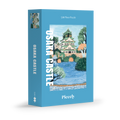 Osaka Castle 500-piece jigsaw puzzle by Piecely, featuring the famous Japanese landmark surrounded by water and plants. Inspirerat av Japan — pussel för vuxna.
